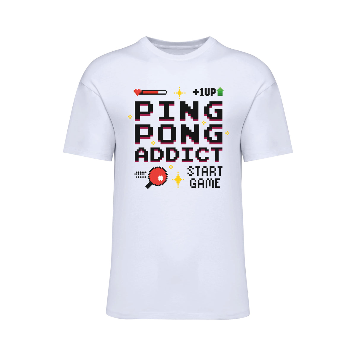 Ping Pong Addict Pixel T-Shirt
