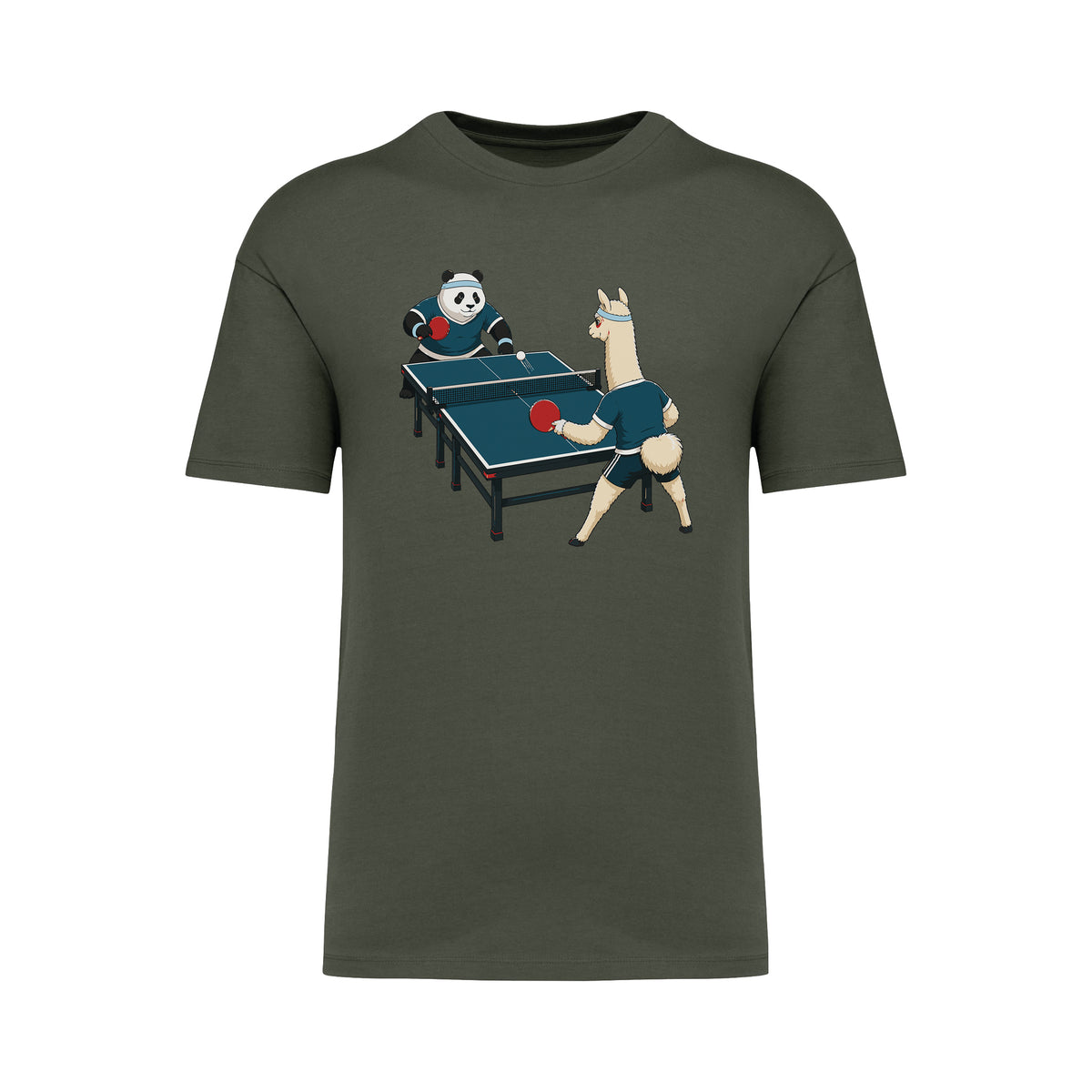 Panda vs Llama T-Shirt