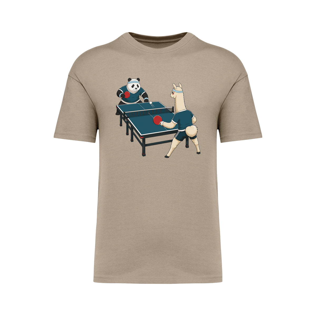 Panda vs Llama T-Shirt