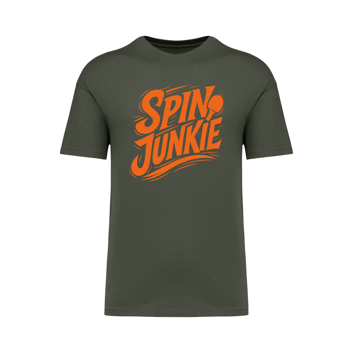 Spin Junkie Neon Orange T-Shirt