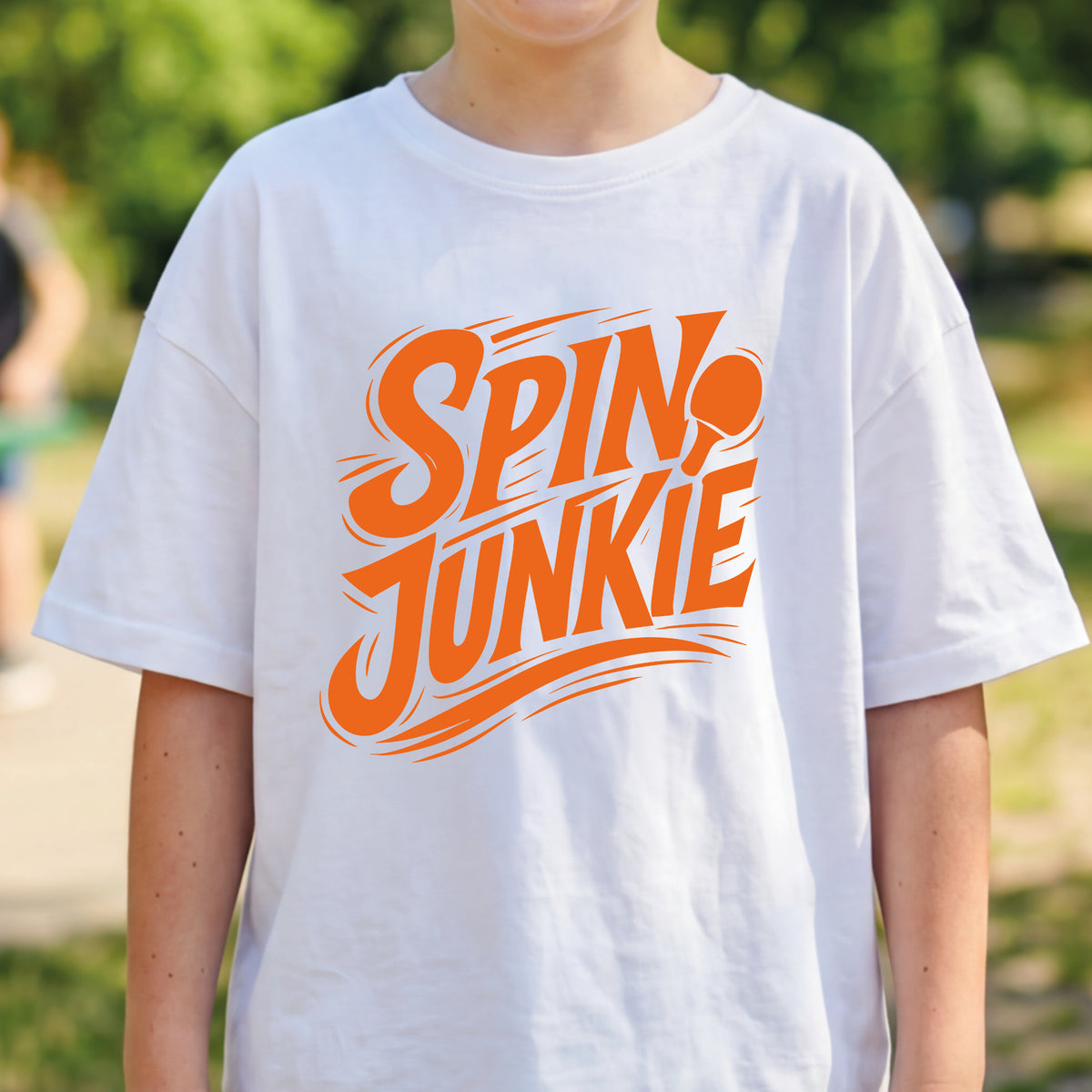 Spin Junkie Neon Orange T-Shirt