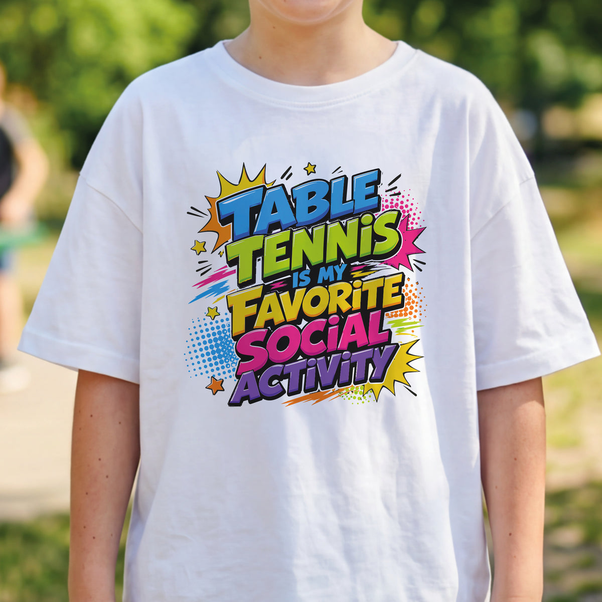 Table Tennis Is My Favorite Social Activity T-Shirt